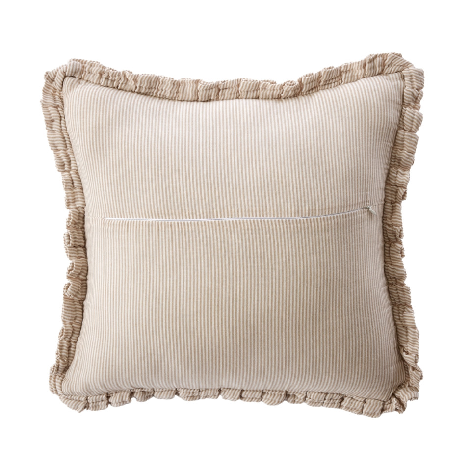 Coussin Gaze de Coton Rayée ROMIE