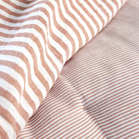 Housse de Couette Réversible Gaze de Coton ROMIE