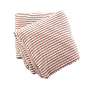 Bout de lit en Gaze de coton tissée teinte ROMIE