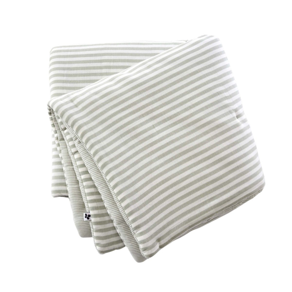 Bout de lit en Gaze de coton tissée teinte ROMIE