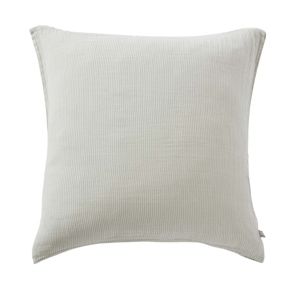 Taie d'Oreiller Gaze de coton Rayée ROMIE