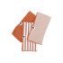 Lot de 3 Serviettes de Table Gaze de Coton ROMIE