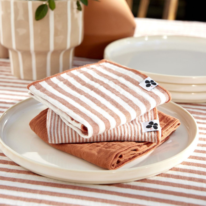 Lot de 3 Serviettes ROMIE – L'Effet Papillon﻿