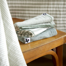 Lot de 3 Serviettes de Table Gaze de Coton ROMIE