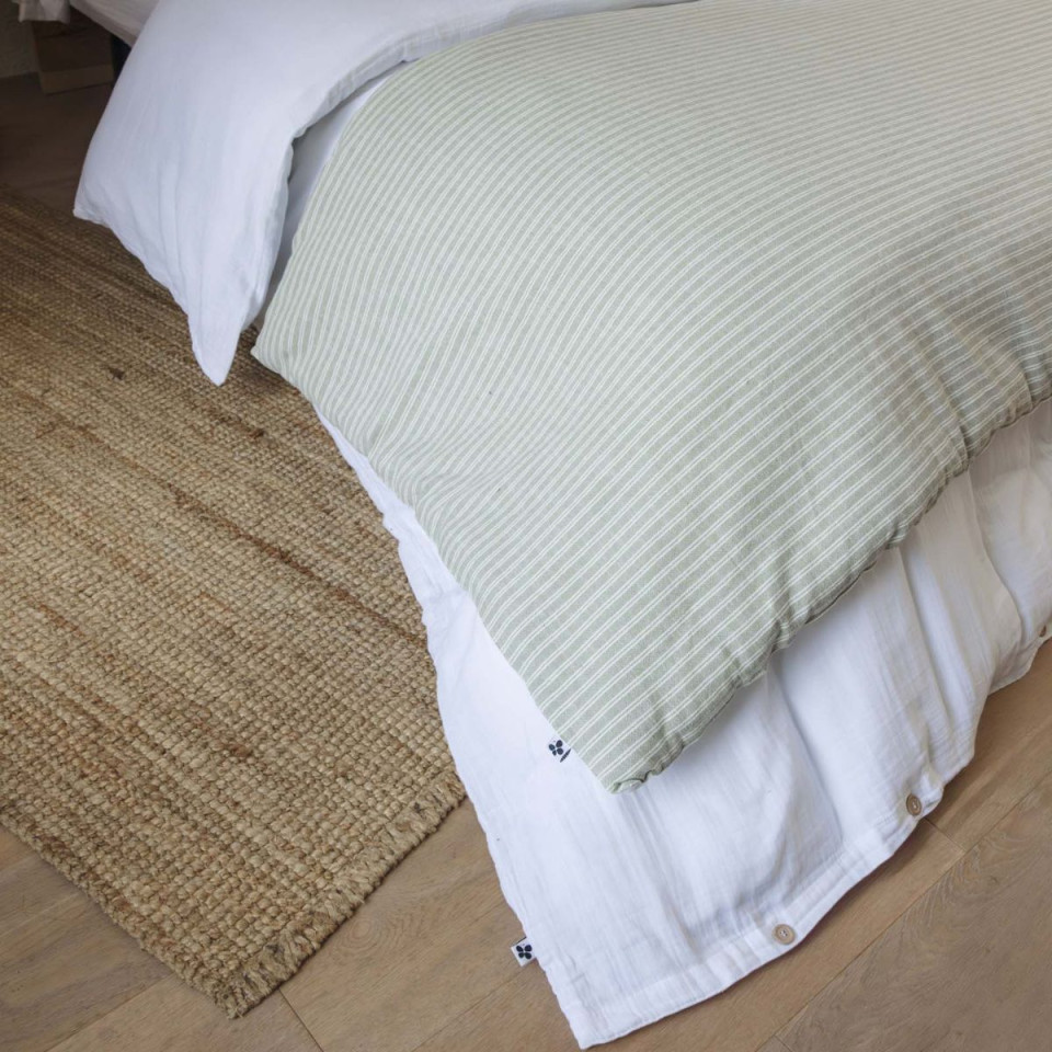 Bout de Lit Coton Rayé TEO