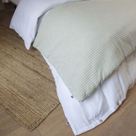 Bout de Lit Coton Rayé TEO