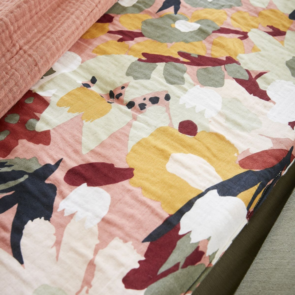 Edredon en Gaze de Coton Imprimée LÉANE