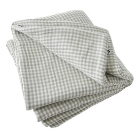 Bout de lit en Gaze de coton tissée teinte VICKIE