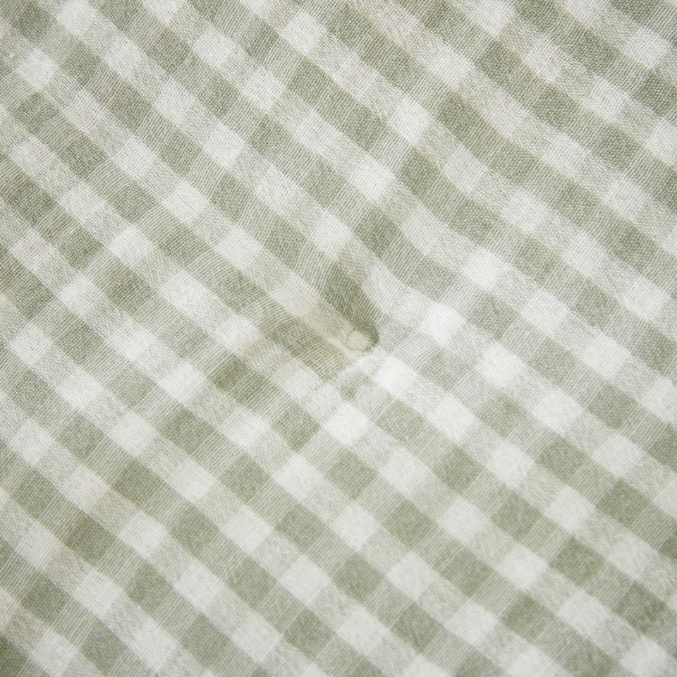 Bout de lit en Gaze de coton tissée teinte VICKIE