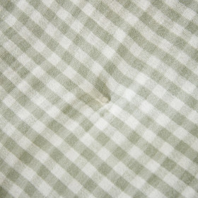 Bout de lit en Gaze de coton tissée teinte VICKIE