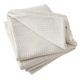 Bout de lit en Gaze de coton tissée teinte VICKIE