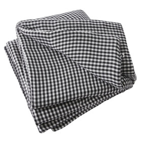 Bout de lit en Gaze de coton tissée teinte VICKIE