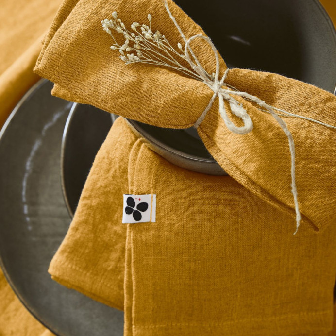 Lot de 3 serviettes SOLINE – L'Effet Papillon﻿