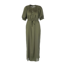 Robe Longue en Tencel LOUISIANNA Couleur:Army Green  JC Sophie