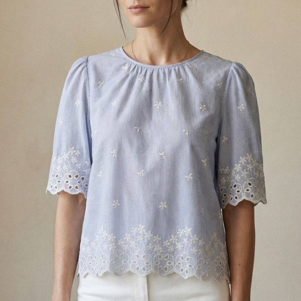 Blouse en Coton LAZARE  JC Sophie