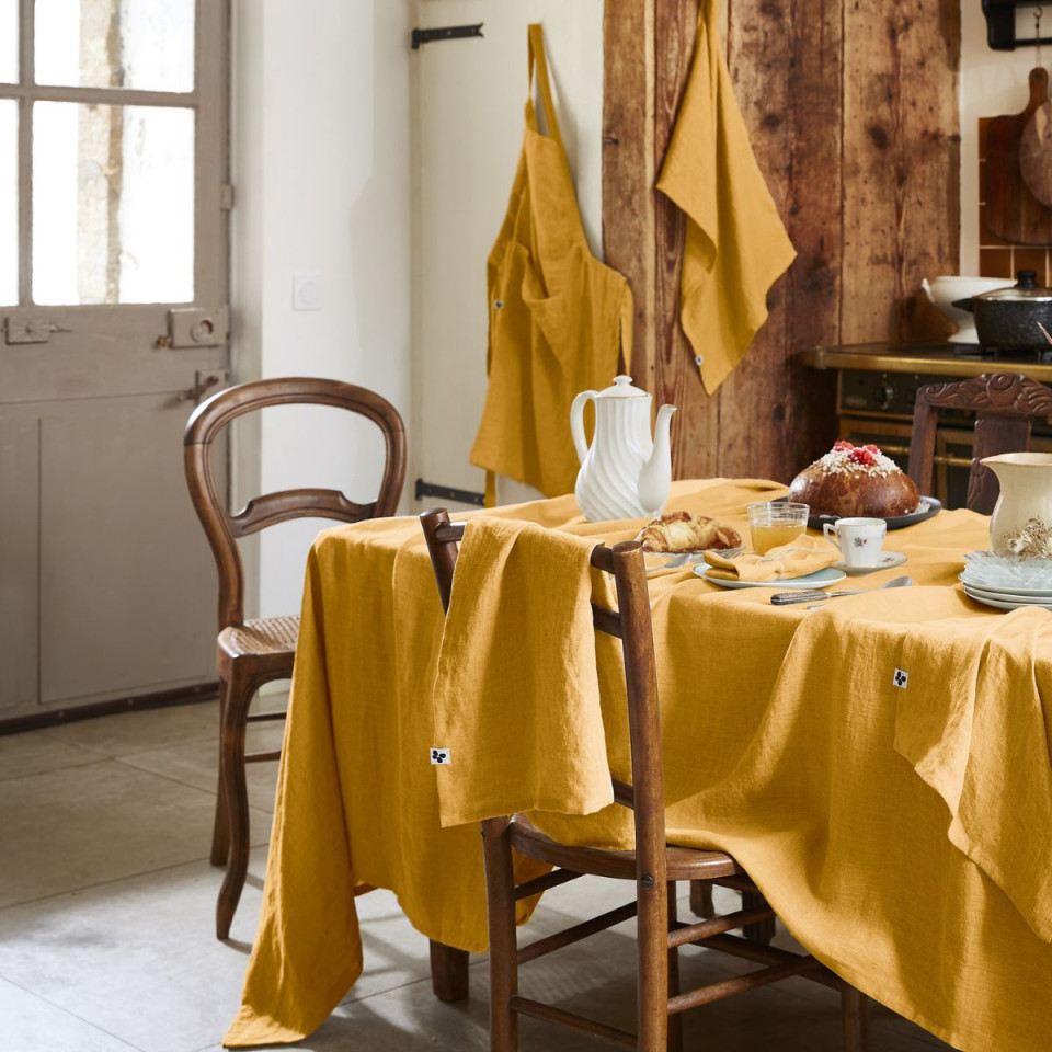 Nappe en Lin Lavé SOLINE