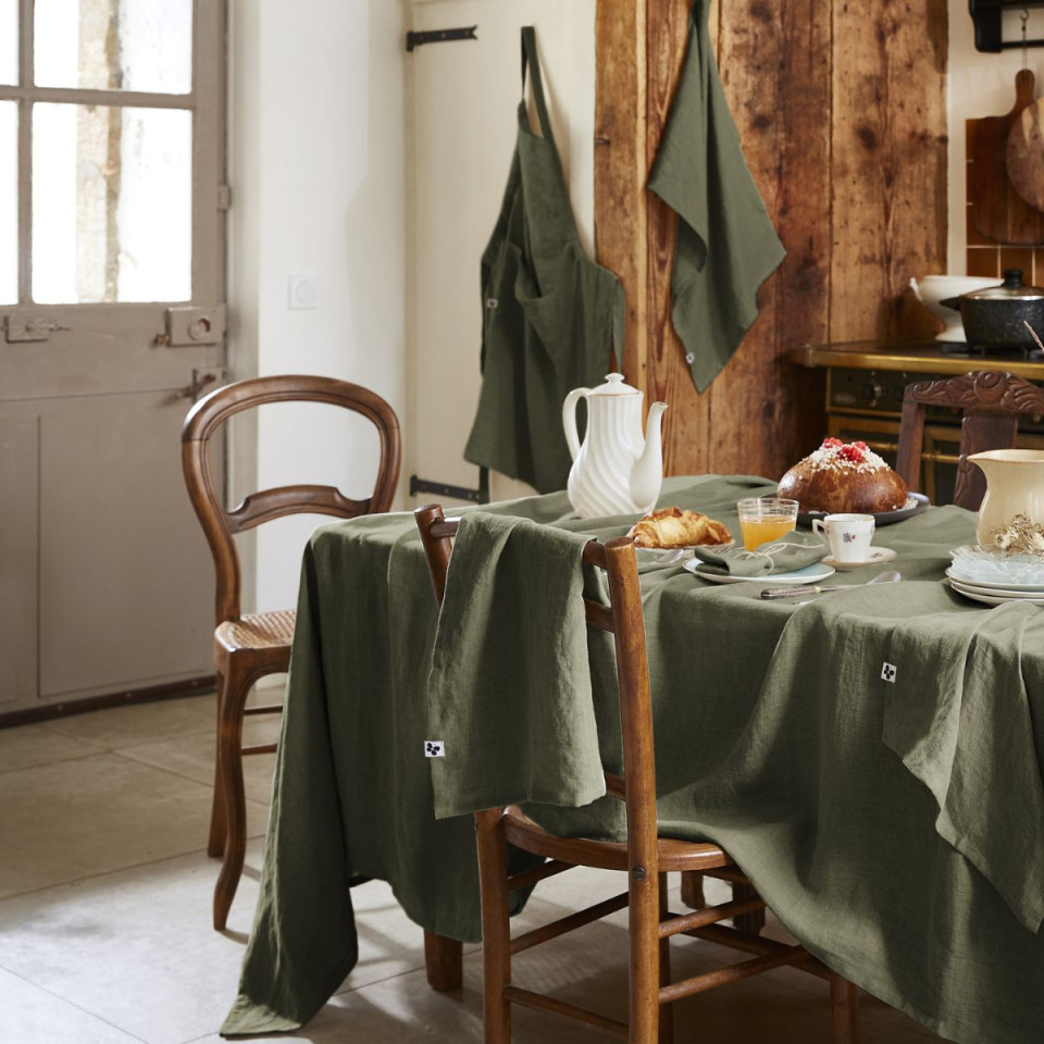 Nappe en Lin Lavé SOLINE