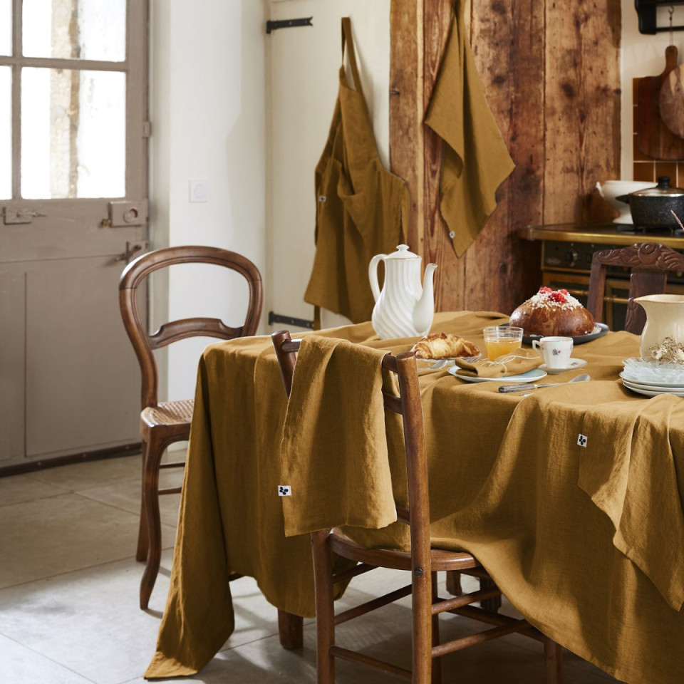 Nappe en Lin Lavé SOLINE