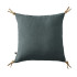 Coussin en Lin Lavé SOLINE Couleur:Ardoise Dimensions:45 x 45 L'Effet Papillon
