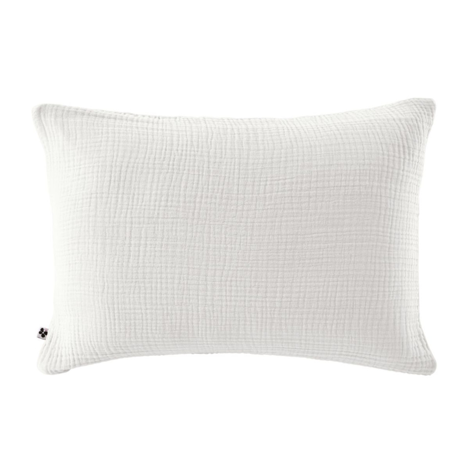 Taie d'Oreiller Gaze de Coton INA Couleur:Chantilly Dimensions:50 x 70 L'Effet Papillon