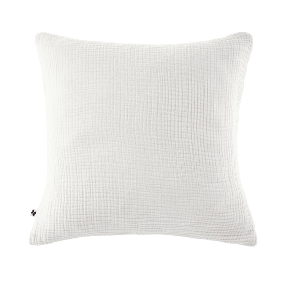 Taie d'Oreiller Gaze de Coton INA Couleur:Chantilly  L'Effet Papillon