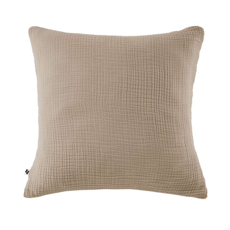 Taie d'Oreiller Gaze de Coton INA Couleur:Ficelle  L'Effet Papillon