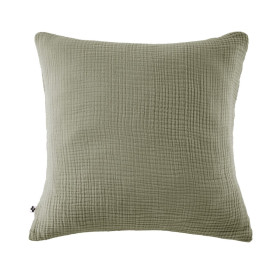 Taie d'Oreiller Gaze de Coton INA Couleur:Romarin  L'Effet Papillon