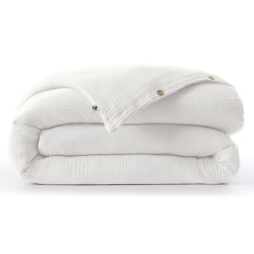 Housse de Couette Gaze de Coton INA Couleur:Chantilly  L'Effet Papillon