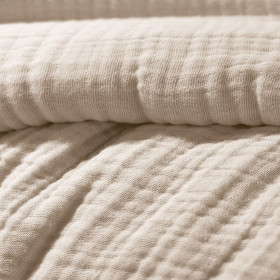 Housse de Couette Gaze de Coton INA Couleur:Pampa  L'Effet Papillon