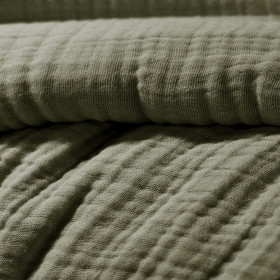 Housse de Couette Gaze de Coton INA Couleur:Romarin  L'Effet Papillon