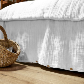 Housse de Couette Gaze de Coton INA Couleur:Chantilly  L'Effet Papillon