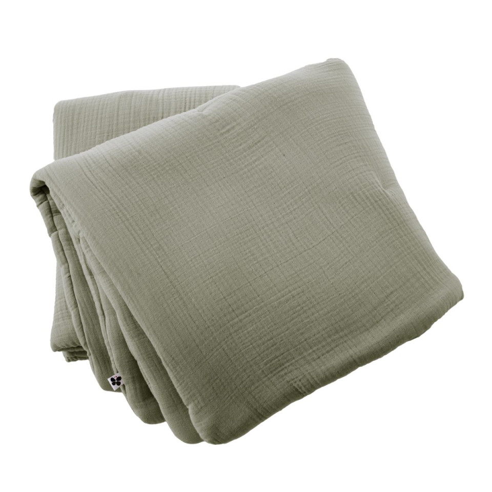 Édredon Gaze de Coton INA Couleur:Romarin L'Effet Papillon