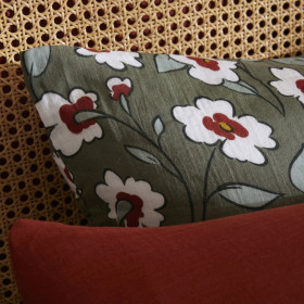 Taie d'Oreiller Gaze de Coton FLORA