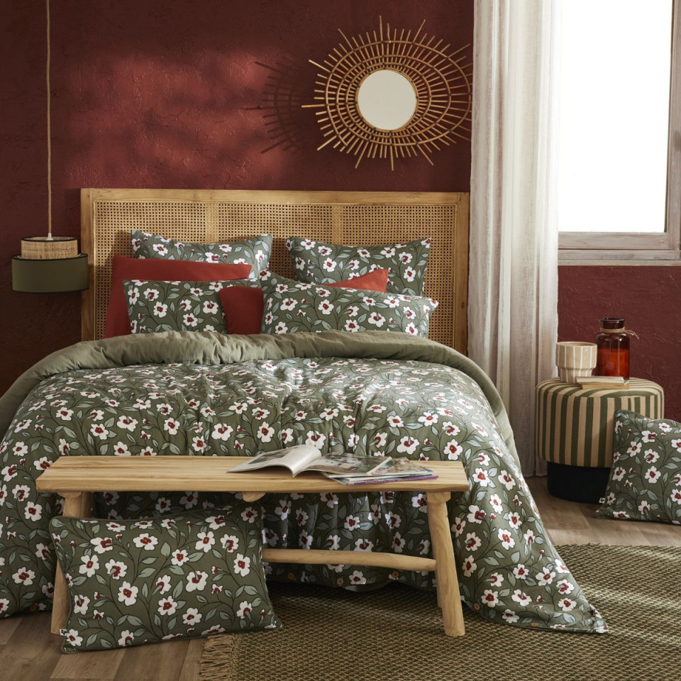 Coussin Gaze de Coton FLORA