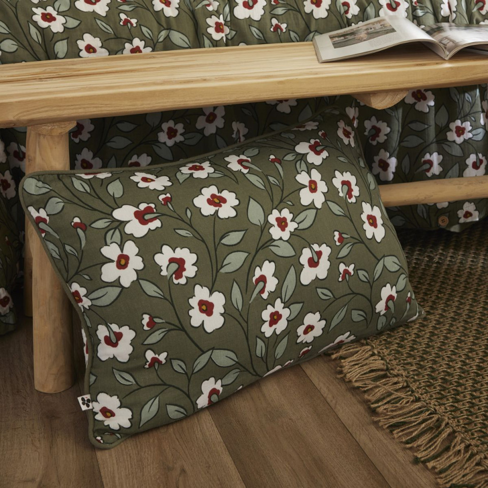 Coussin Gaze de Coton FLORA