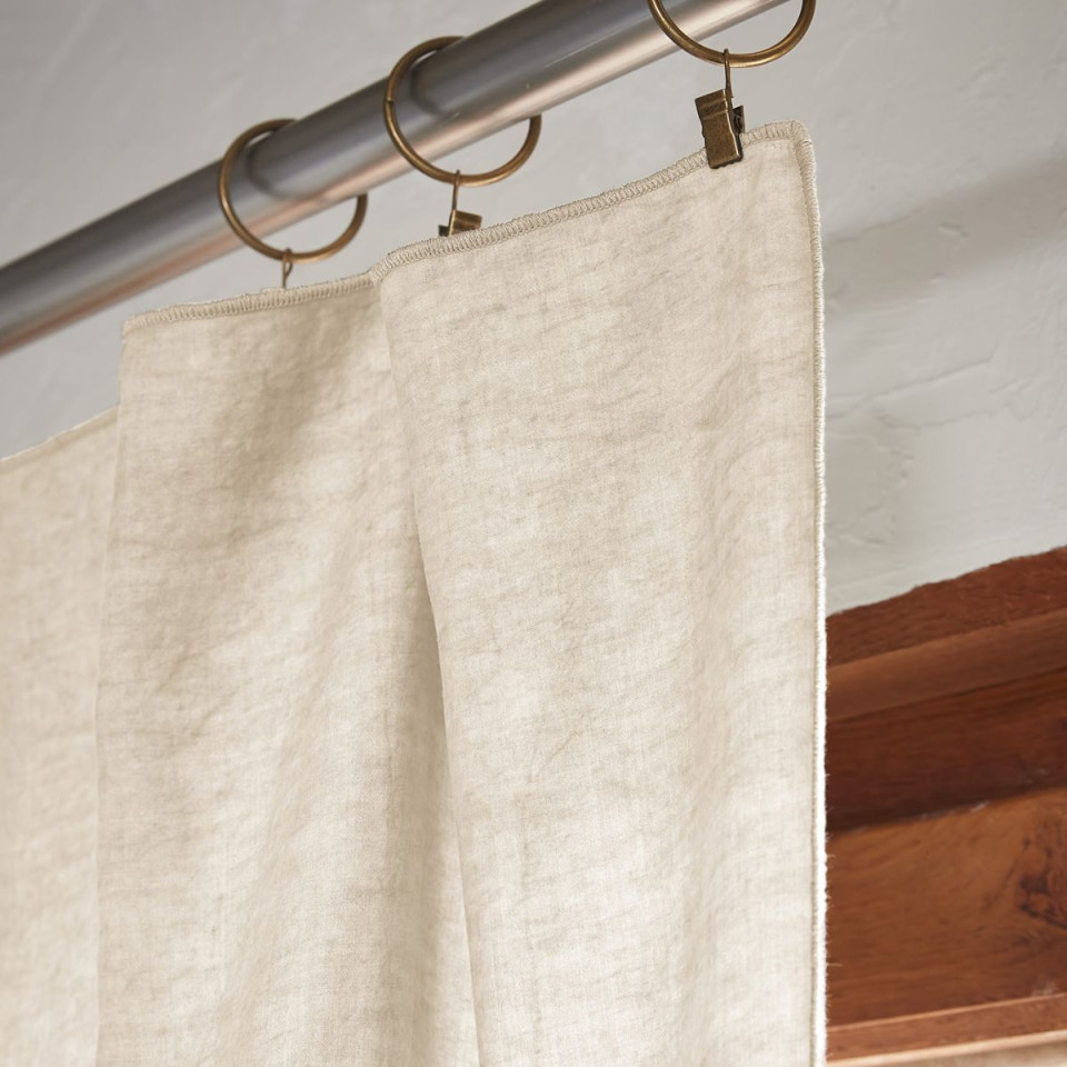 Rideau Lyocell avec Anneaux LYSANDRE