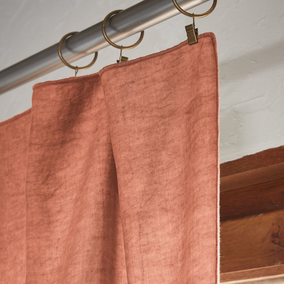 Rideau Lyocell avec Anneaux LYSANDRE