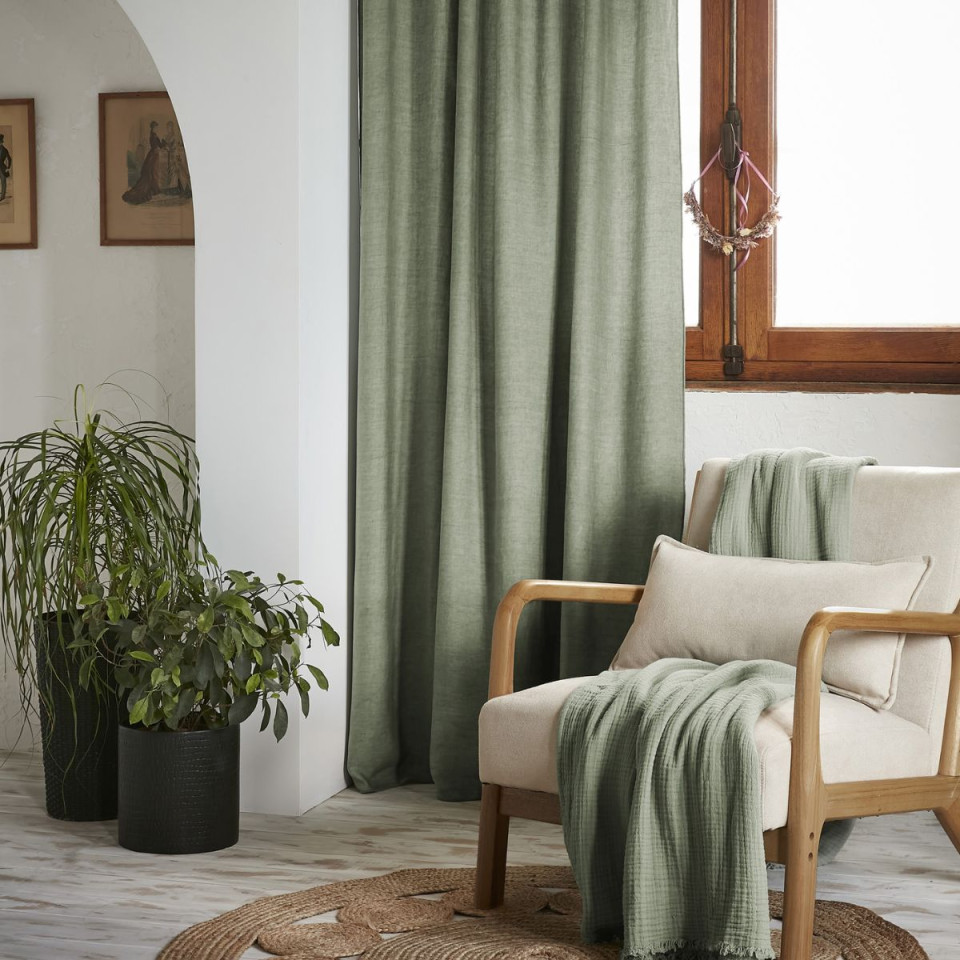 Rideau Lyocell avec Anneaux LYSANDRE