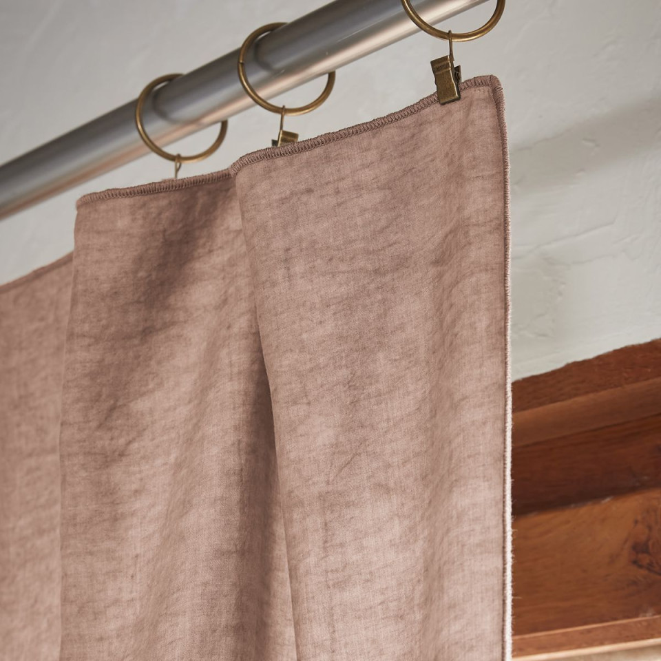 Rideau Lyocell avec Anneaux LYSANDRE