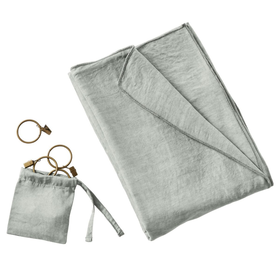 Rideau Lyocell avec Anneaux LYSANDRE