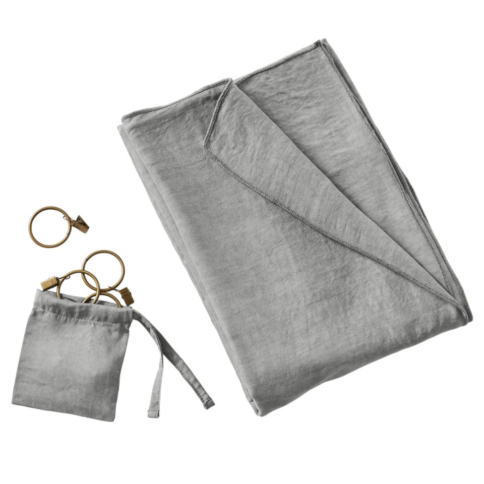 Rideau Lyocell avec Anneaux LYSANDRE