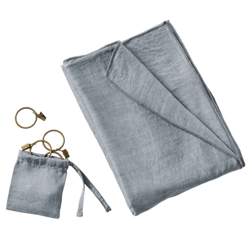 Rideau Lyocell avec Anneaux LYSANDRE