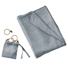 Rideau Lyocell avec Anneaux LYSANDRE