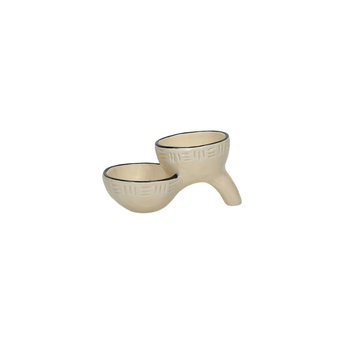 Coupelle Tapas en Grès MEET THE KUTI'S – Pomax | Impression Lin