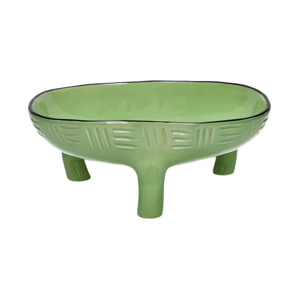 Plat Décoratif en Grès MEET THE KUTI'S