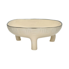 Plat Décoratif en Grès MEET THE KUTI'S