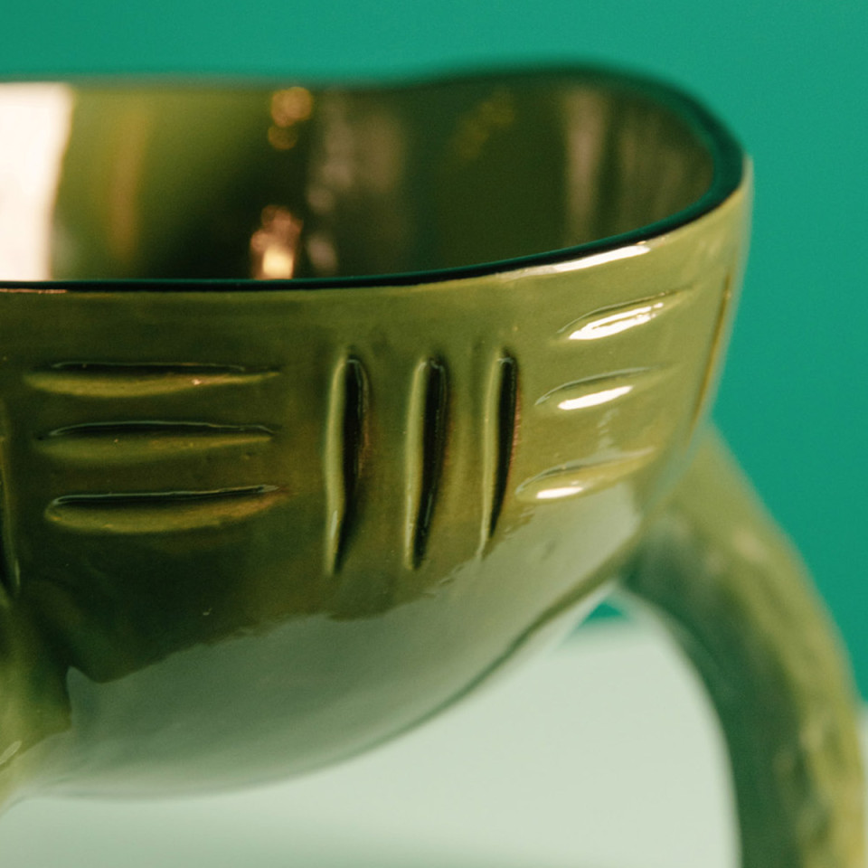 Plat Décoratif en Grès MEET THE KUTI'S