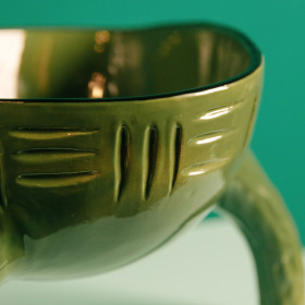 Plat Décoratif en Grès MEET THE KUTI'S