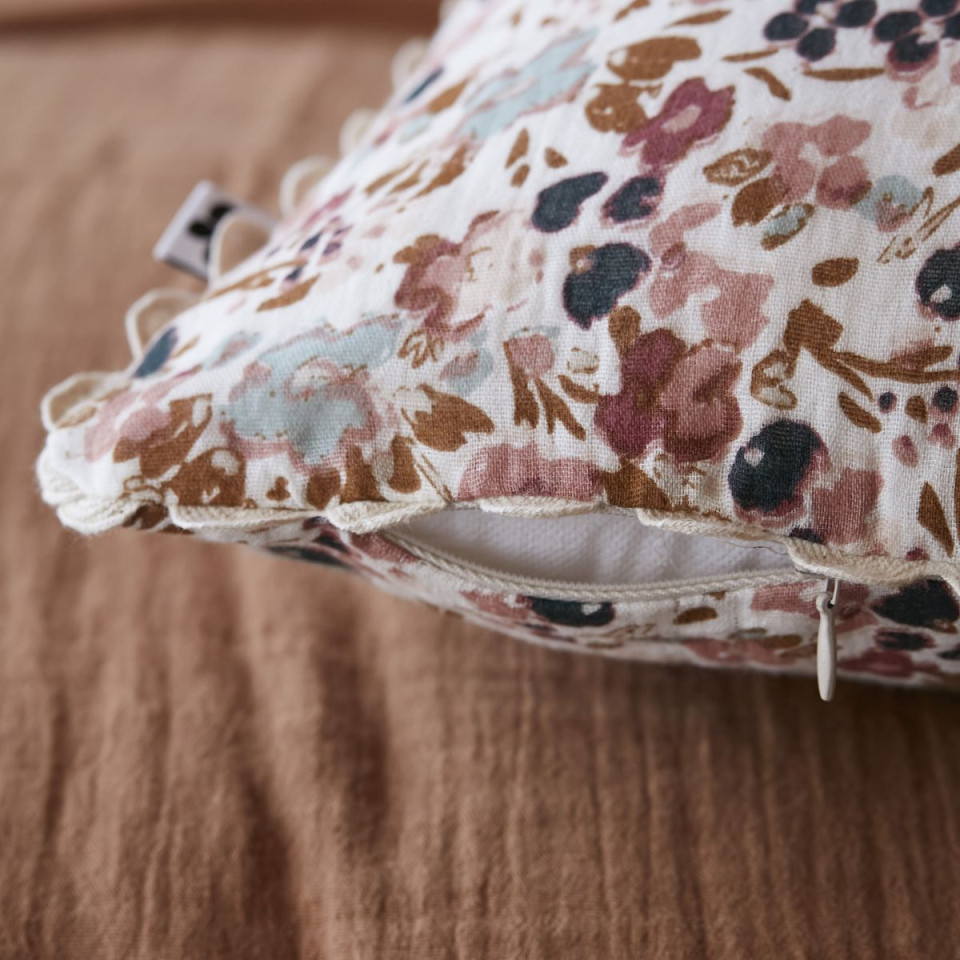 Coussin Gaze de Coton CAPUCINE