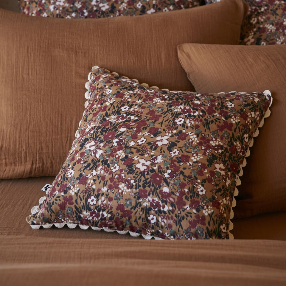 Coussin Gaze de Coton CAPUCINE